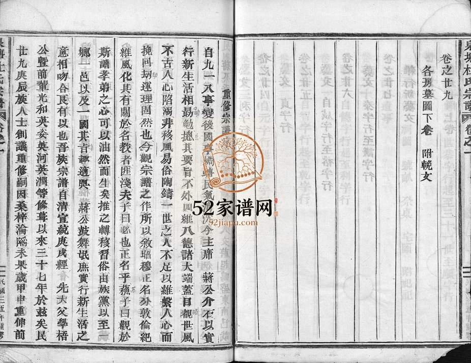 1946年重修泉塘杜氏宗谱[29卷]浙江东阳杜姓电子版族谱下载