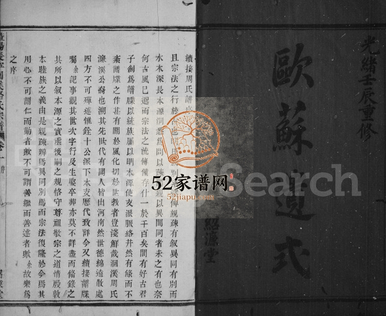 1892年修暨阳长宁洄溪骆氏宗谱[14卷]浙江诸暨绍濂堂骆姓电子版族谱下载