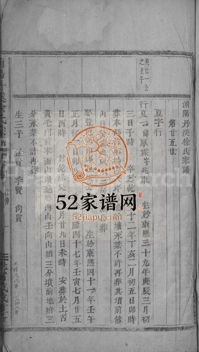 1898年修浦阳丹溪徐氏宗谱[总卷数不详]浙江浦江徐姓电子版族谱下载