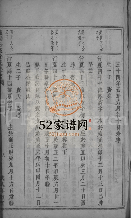 1838年修浦阳丹溪徐氏宗谱[总卷数不详]浙江浦江徐姓电子版族谱下载