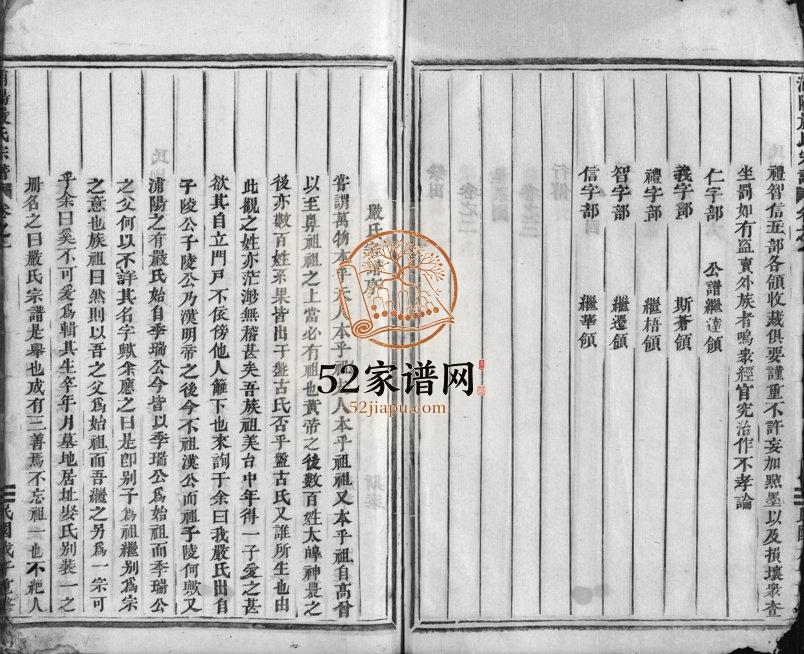 1918年修浦阳严氏宗谱[6卷]浙江浦江严姓电子版族谱下载