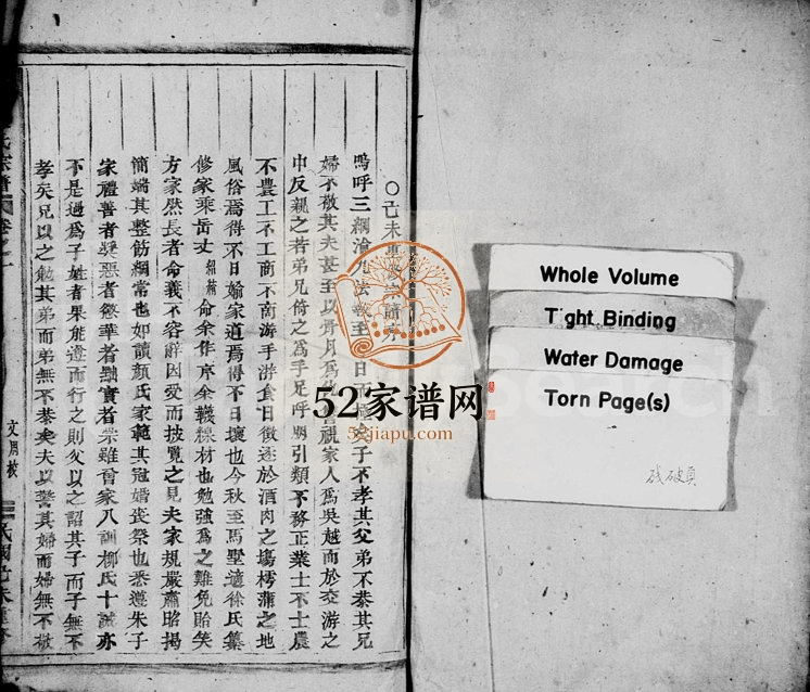 1919年重修浦阳徐氏宗谱[7卷]浙江浦江徐姓电子版族谱下载