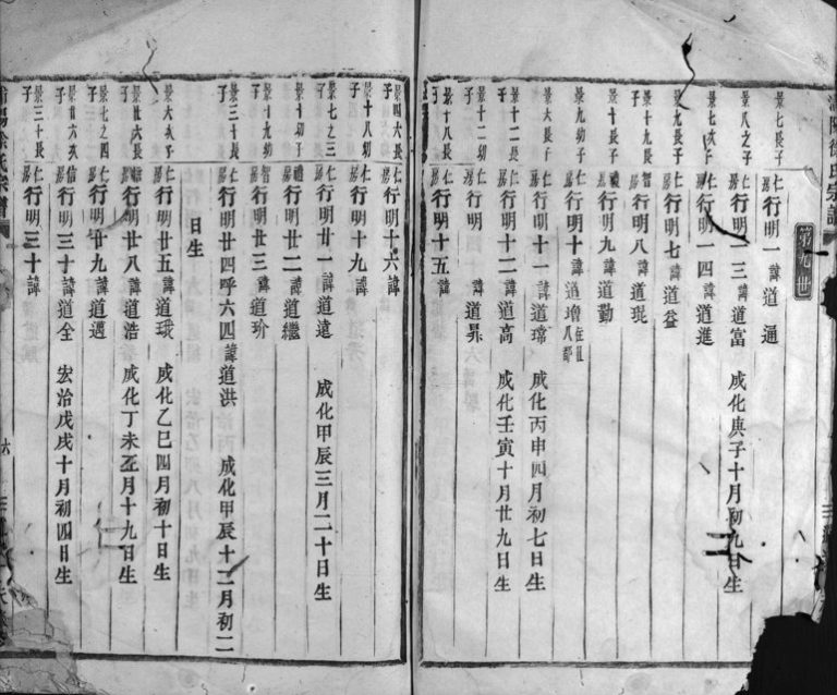 1847年重修浦阳徐氏宗谱[残卷]浙江浦江徐姓电子版族谱下载