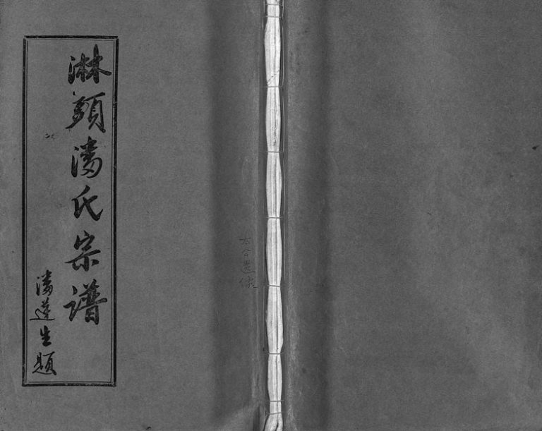 1991年重修淋头潘氏宗谱[16卷]浙江温岭潘姓电子版族谱下载