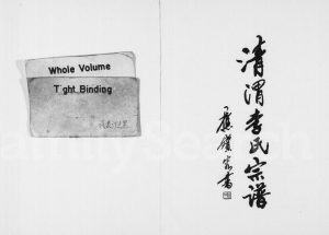 1997年修清渭李氏宗谱 浙江永康李姓电子版族谱下载