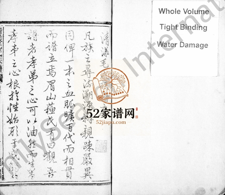 1936年续修清漾毛氏族谱[卷数杂异]浙江江山毛姓电子版家谱下载