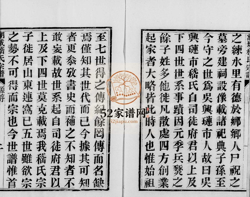 1885年修湖城嵇氏宗谱[10卷含卷首末]浙江湖州 江苏嵇姓电子版族谱下载