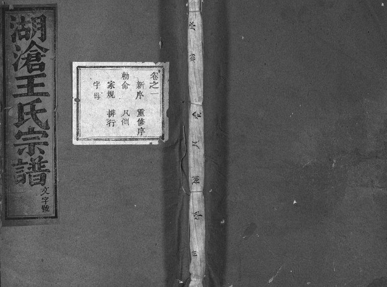 1947年重修湖沧王氏宗谱[22卷]浙江东阳王姓电子版族谱下载