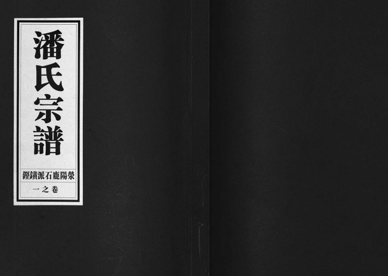 2006年重修潘氏宗谱[18卷]浙江新昌潘姓电子版族谱下载