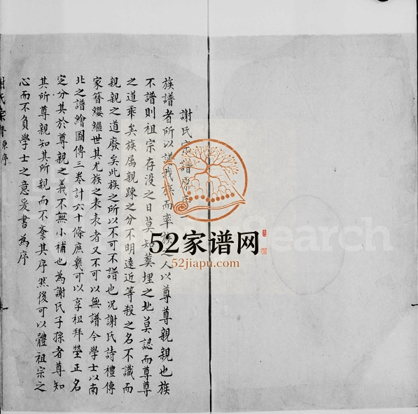 1830年修[状元桥]谢氏宗谱 浙江柯桥谢姓电子版族谱下载