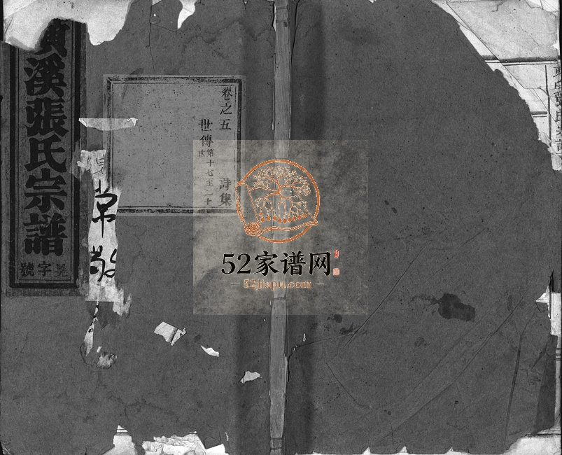 1936年重修东白璜溪张氏宗谱[16卷]浙江东阳张姓电子版族谱下载