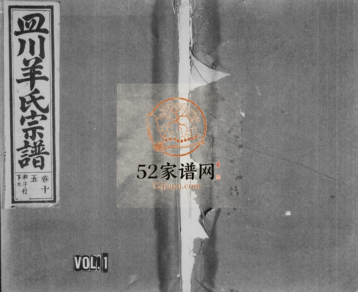 1947年续修皿川羊氏宗谱[残卷]浙江缙云羊姓电子版族谱下载