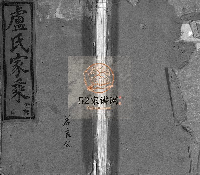 1925年五云陇川卢氏宗谱[27卷]浙江缙云卢姓电子版族谱下载