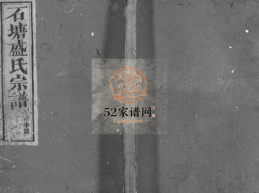 1944年重修石塘盛氏宗谱[卷数不详]浙江兰溪敦睦堂盛姓电子版族谱下载