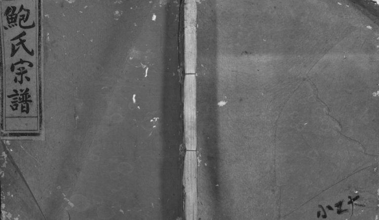1944年重修石渠鲍氏宗谱[卷数不详]浙江兰溪鲍姓电子版族谱下载