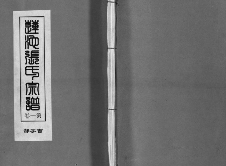 2003年重修郭盘石鼓里塘下张氏宗谱[4卷]浙江浦江张姓电子版族谱下载