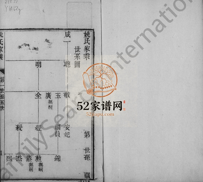 1908年修[秀水]姚氏家乘 浙江嘉兴姚姓电子版族谱下载
