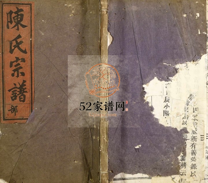 1928年修颖川陈氏宗谱 浙江缙云陈姓电子版族谱下载
