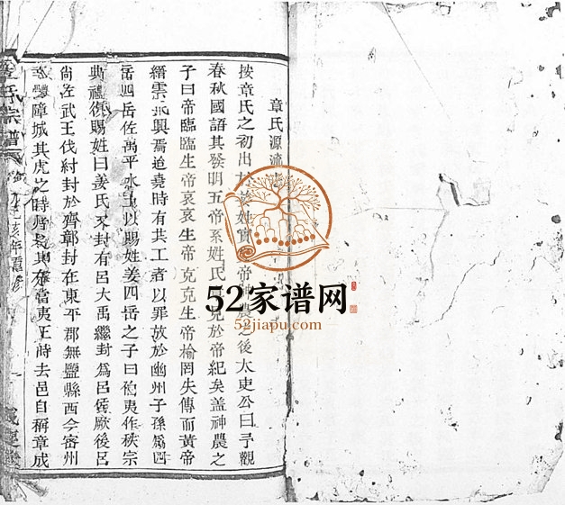 1831年修章氏宗谱[不分卷]浙江萧山 富阳义庆堂章姓电子版族谱下载