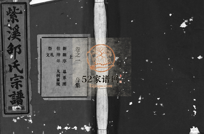 1994年修紫溪邵氏宗谱[28卷]浙江东阳邵姓电子版族谱下载