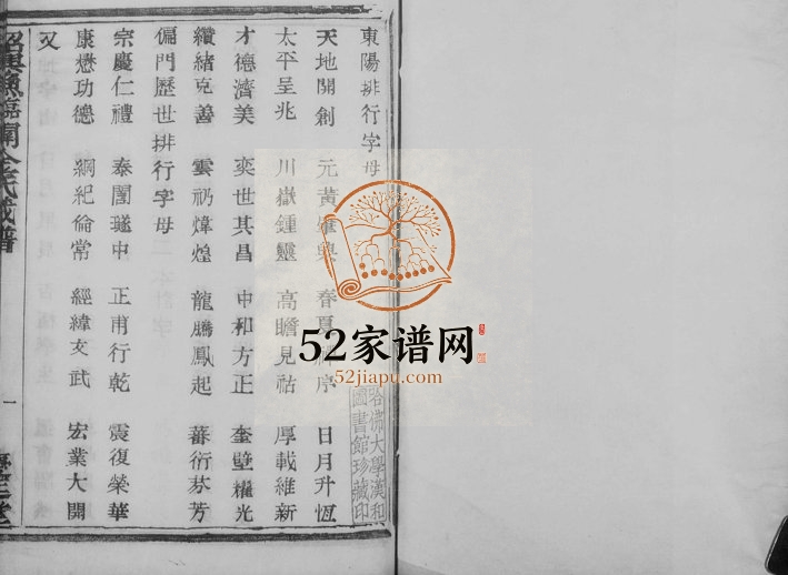 1925年修绍兴渔临关金氏藏谱 浙江柯桥庆延堂金姓电子版族谱下载