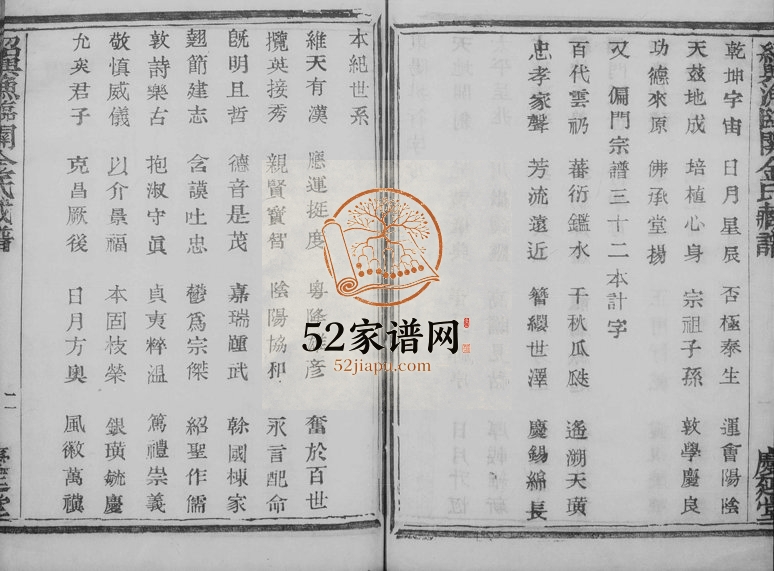 1925年修绍兴渔临关金氏藏谱 浙江柯桥庆延堂金姓电子版族谱下载