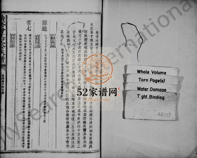 续修曾文定公族谱[残卷]浙江衢州 松阳 江山 常山 江西南城 南丰电子版家谱下载