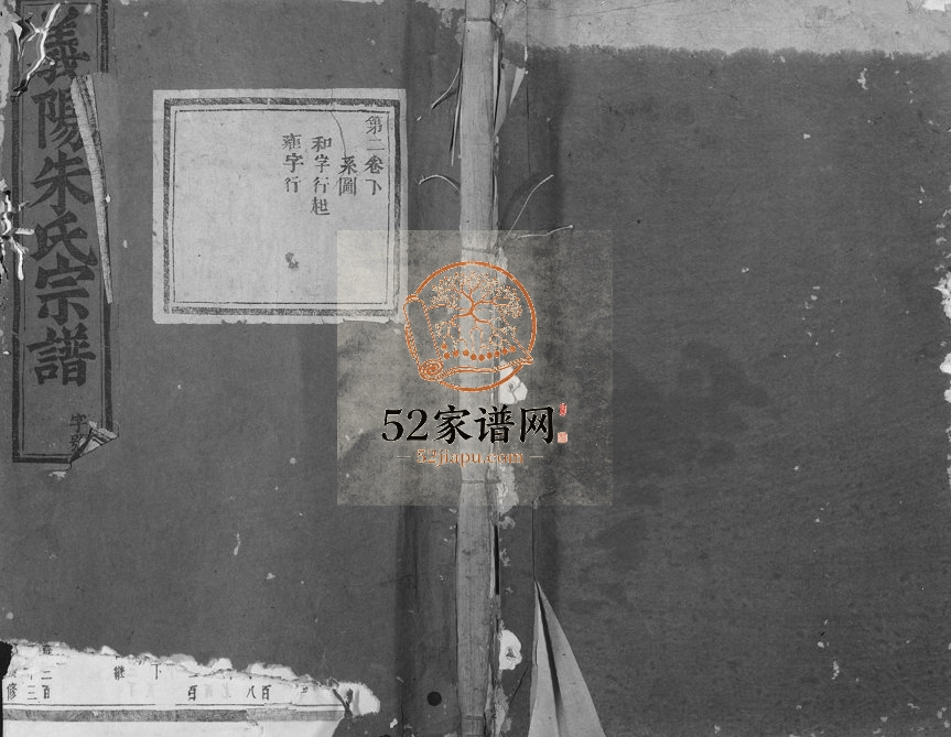 1875年修义阳金竹塘朱氏宗谱 浙江义乌 缙云朱姓电子版族谱下载