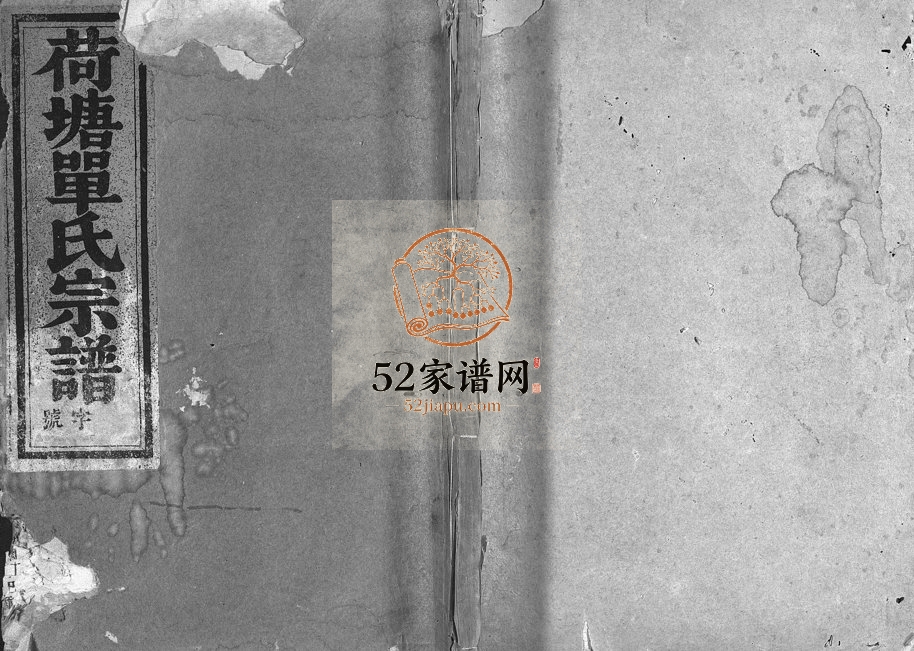 1947年重修荷塘单氏宗谱[20卷]浙江东阳单姓电子版族谱下载
