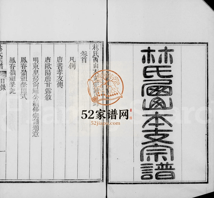 1872年修莆田林氏西山本支宗谱[4卷]福建林姓电子版族谱下载