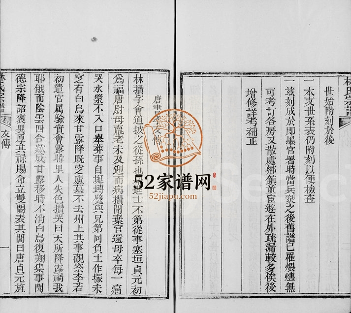 1872年修莆田林氏西山本支宗谱[4卷]福建林姓电子版族谱下载
