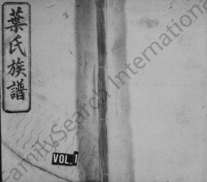 1907年修叶氏族谱[14卷]江苏 江西 湖南 湖北 四川 山东 浙江 广东南阳堂叶姓pdf电子版下载