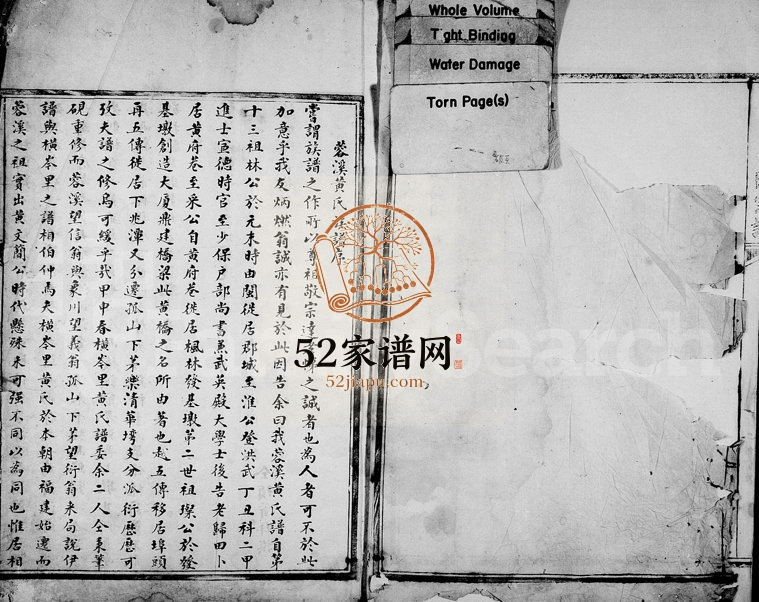 1884年修蓉溪黄氏宗谱 浙江永嘉黄姓电子版族谱下载