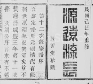 1929年十二修萧山夏孝汤氏家谱[10卷]浙江良善堂汤姓电子版族谱下载