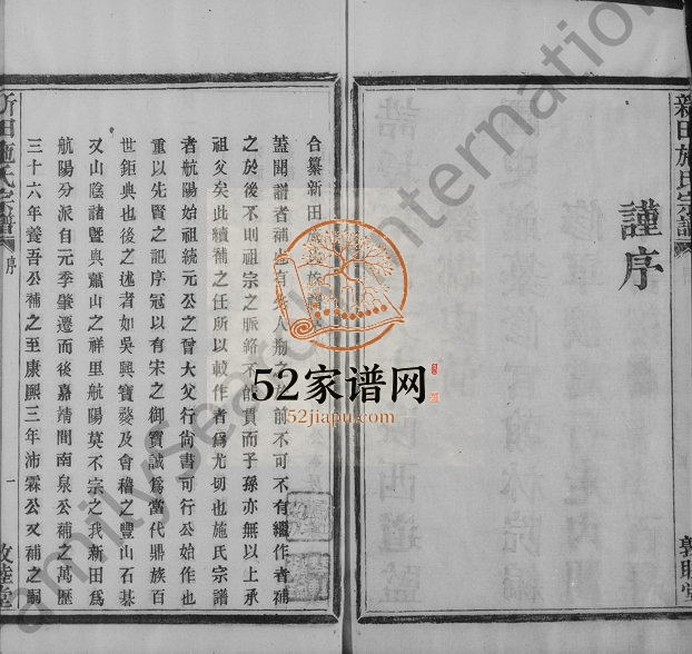 1900年修萧山新田施氏宗谱 浙江施世堂施姓电子版族谱下载