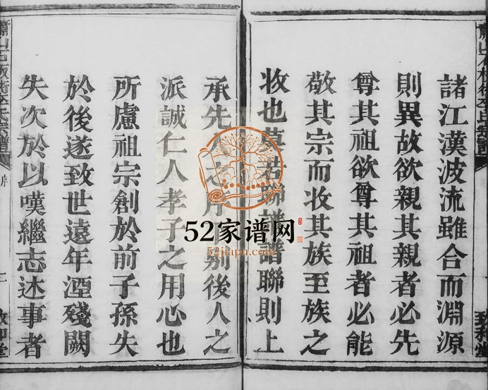 1828年修萧山石板衖李氏宗谱 浙江致和堂李姓电子版族谱下载