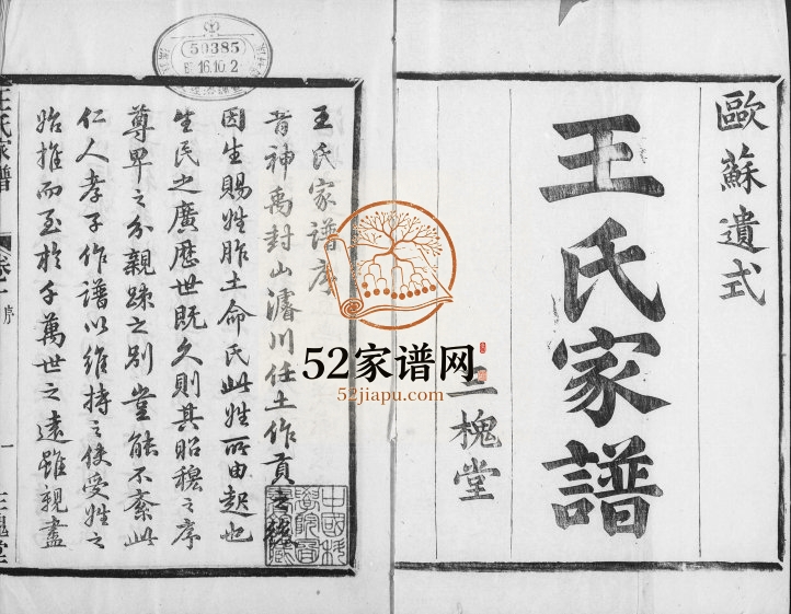 1917年修萧山车里王氏宗谱[8卷]浙江三槐堂王姓电子版族谱下载