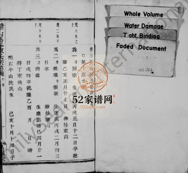 1932年修萧山马谷陈氏宗谱 浙江聚星堂陈姓电子版族谱下载