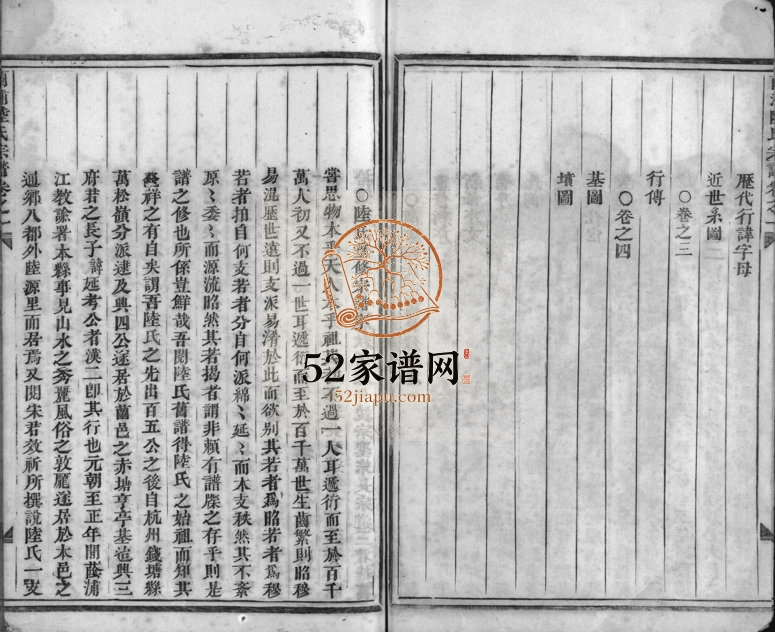 1893年修兰浦陆氏宗谱[4卷]浙江兰溪 浦江陆姓电子版族谱下载