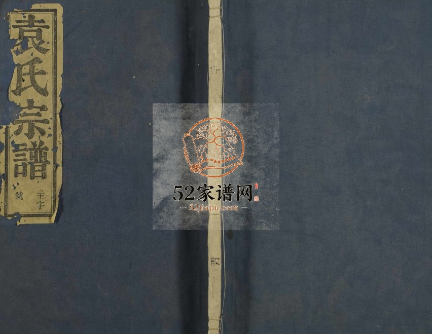 1947年重修袁氏宗谱[残卷]浙江袁姓电子版族谱下载