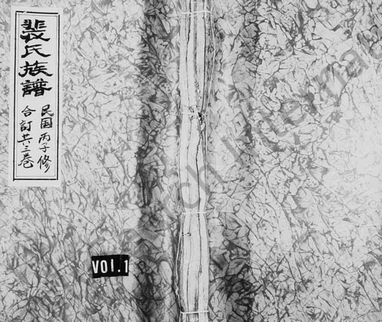 1936年九修裴氏宗谱[3卷]江西南丰 浙江金华 福建裴姓电子版族谱下载