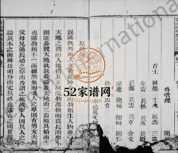 1946年续修西林鲁氏宗谱[5卷]浙江常山敬爱堂鲁姓电子版族谱下载