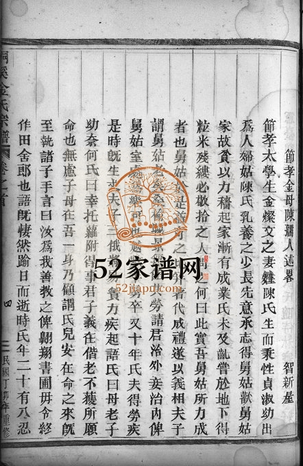 1927年重修桐溪金氏宗谱[28卷首3卷]浙江永康金姓电子版族谱下载