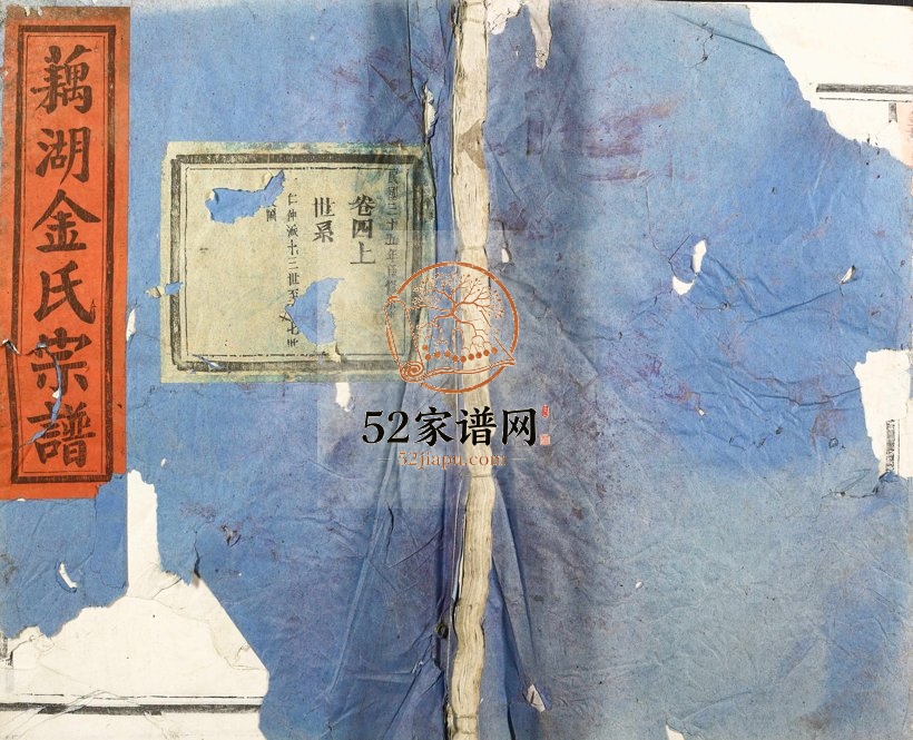 1946年修金华藕湖金氏宗谱 浙江金姓pdf电子版族谱下载