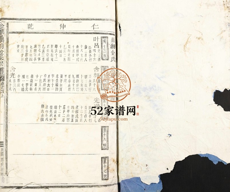 1946年修金华藕湖金氏宗谱 浙江金姓pdf电子版族谱下载