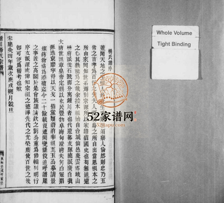 1982年重修钟川杨氏宗谱[残卷]浙江永嘉杨姓pdf电子版族谱下载