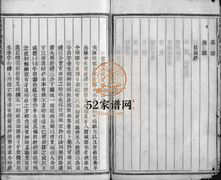 1873年重修长畈官塘陈氏宗谱 浙江浦江陈姓电子版族谱下载