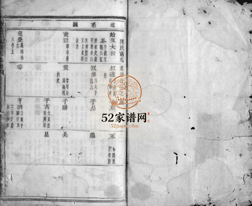 1930年重修长畈官塘陈氏宗谱[不分卷]浙江浦江陈姓pdf电子版族谱下载