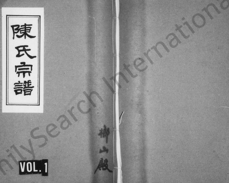 1994年修陈氏宗谱 浙江永康陈姓电子版族谱下载